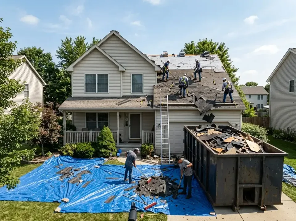 roof-replacement-debris-remova-004 — frequently asked questions, Cheapest Dumpster Rentals in Gardere, LA